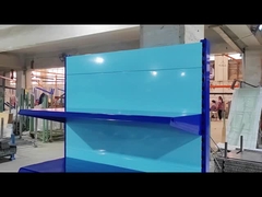 Wat zijn de verschillende soorten planken in een supermarkt?