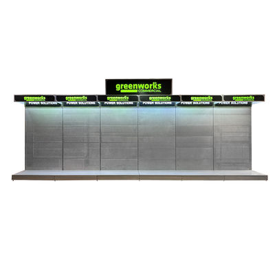 Retail Store Supermarkt Professionele metalen gereedschappen display rack met poedercoating afwerking