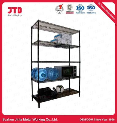 6FT 120kgs Draadvertoning die ODM Zwarte Woonkamerplanken opschort