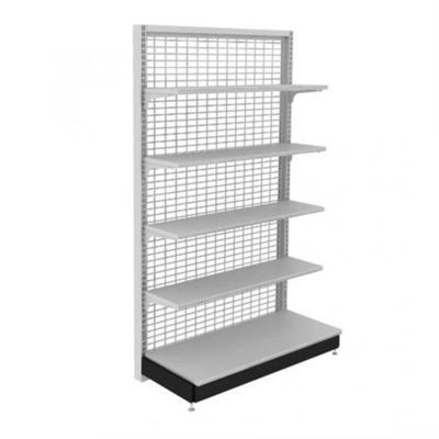 kopen Metal Retail Store Display Stand Metal Wire Mesh Grid Display Schappenrek online manufacture