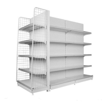 kopen Retail Store Grid Panel Metalen Draadplank Gondola IJzeren gat Mesh Display Rack online manufacture