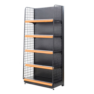 kopen Rectangular Custom Wall Shelf Voor kruidenierswinkel Mesh Shop Gondola plank online manufacture