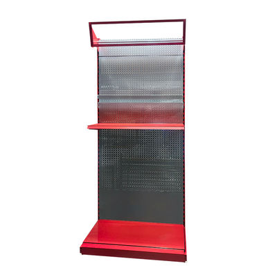 kopen ODM OEM Garage Gereedschap Display Rek Stand met Verstelbare Planken Metalen Pegboard Opslag Rekken Display online manufacture