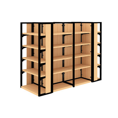 kopen Metalen supermarkt schap lichtgewicht displayrek 30-100 KG capaciteit online manufacture