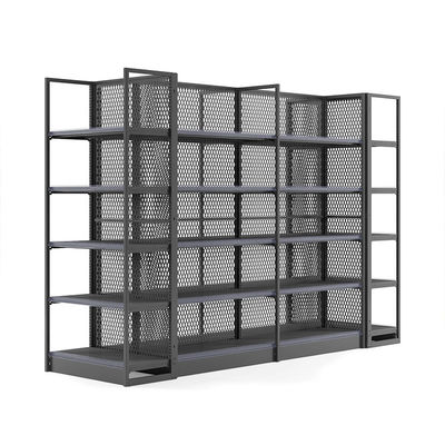 kopen Gegalvaniseerde draad Display Rack 180kg Capaciteit Verstelbare planken online manufacture