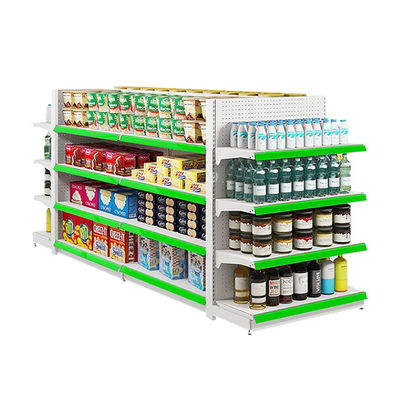 kopen 5-Shelf Metal Gondola Display for Supermarkets 80kg Capacity online manufacture