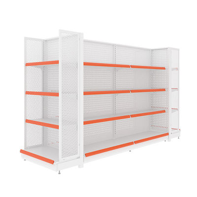 kopen 5-Shelf Metallic Supermarket Gondola Rack 80kg Capacity online manufacture