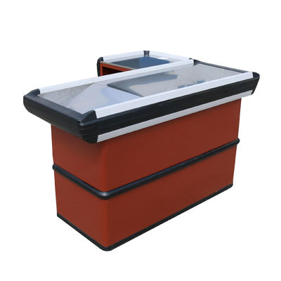 kopen Professionele voedselkwaliteit 304 supermarkt kassa met ISO9001 certificering en 60% verbeterd handgevoel online manufacture