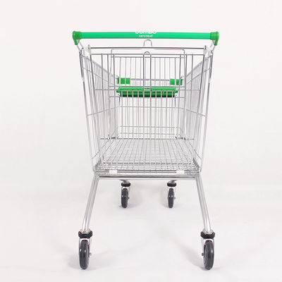Opvouwbaar handvat Metalen winkelkar Grootte 60L-240L