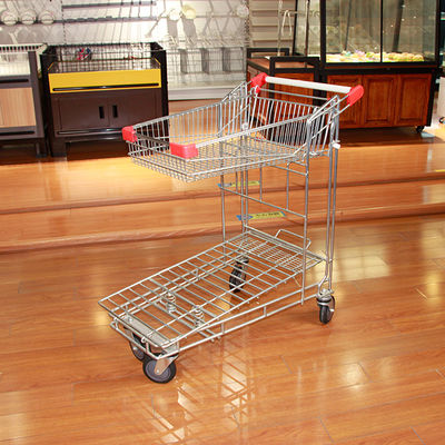 Supermarkten en winkels Metalen winkelwagens Karren met wielen