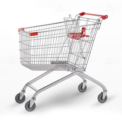 Supermarkten en winkels Metalen winkelwagens Karren met wielen