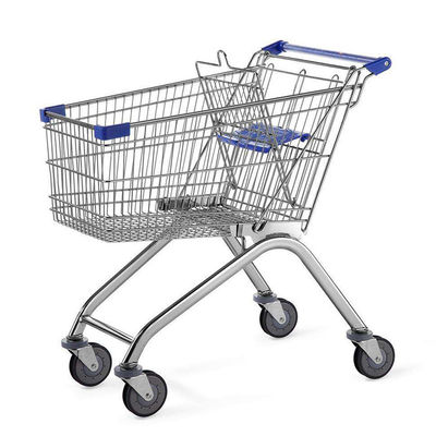 60L - 240L Metalen Stalen Draad Grocery Winkelmandje Opvouwbaar Winkelmandje