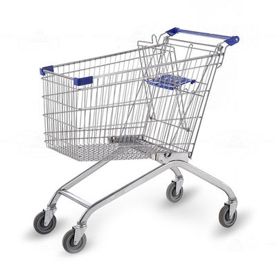 60L - 240L Metalen Stalen Draad Grocery Winkelmandje Opvouwbaar Winkelmandje