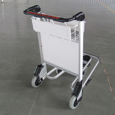 Metalen luchthavenbagage trolley handrem luchthaven trolley wagen