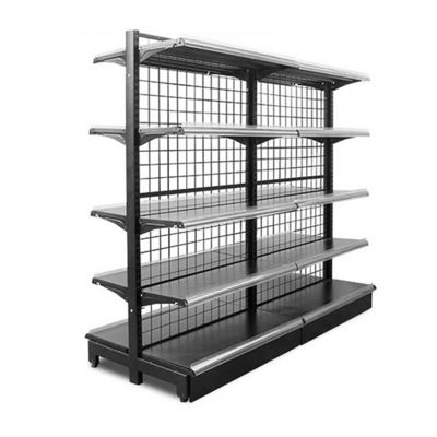 Metalen muur supermarkt gondel planken planken Racks Draad display plank