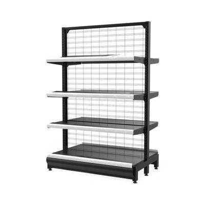 Metalen muur supermarkt gondel planken planken Racks Draad display plank