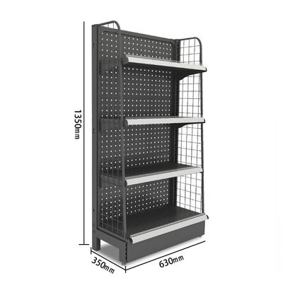 Dubbelzijdig draadnet Gondola Display Rack Plank Supermarktplanken
