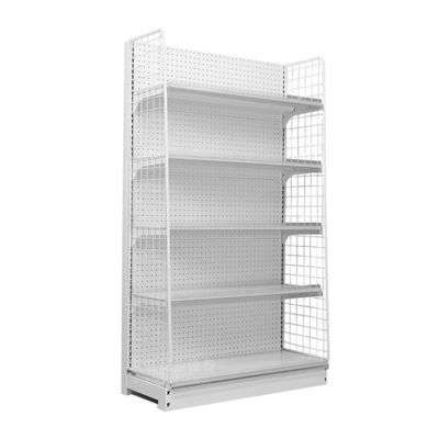Retail Display Stand met twee zijdraad Supermarkt Display Shelf