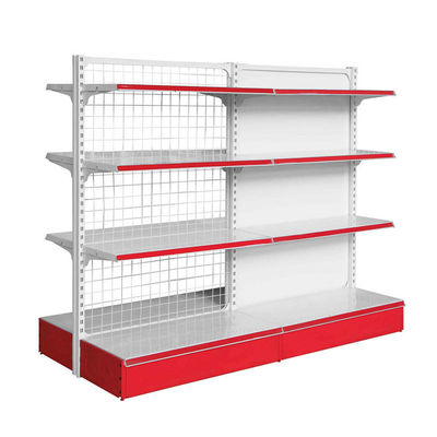 Supermarkt Retail Store Mesh Wire Display Relief Op maat gemaakte dubbelzijdige gondel Display Racks