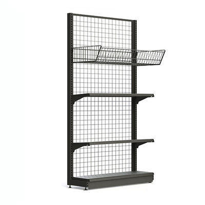 Op maat gemaakte wire mesh supermarktplank Retail winkel snack winkel wire display planken