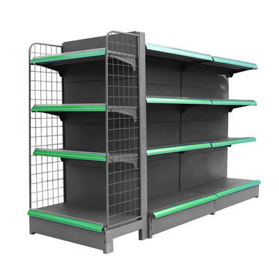 Rectangular metalen draad gondel plank Wandplank Voor supermarkt winkel