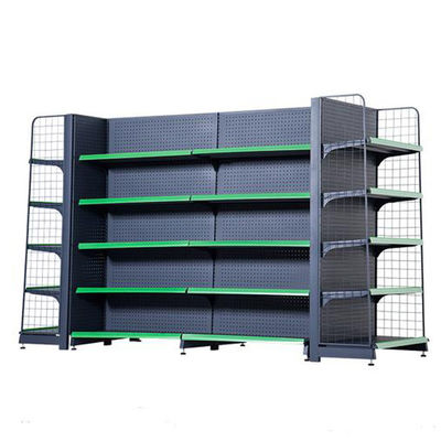 Grietpaneel Metalen draadnet Supermarkt Convenience Store Display Rack Poeder bekleed