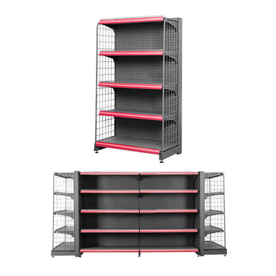 Rectangular Custom Wall Shelf Voor kruidenierswinkel Mesh Shop Gondola plank