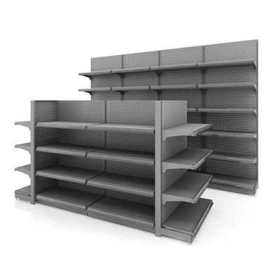 Dubbelzijdig Gondola Display Schappen Supermarkt Supermarkt Winkel Display Schappen