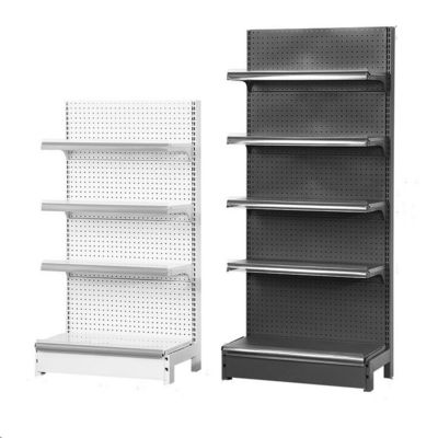 Op maat gemaakte winkelplanken met een enkelzijdige metalen gondel