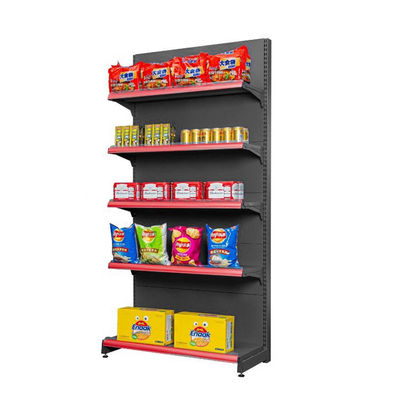 Op maat gemaakte staal gondel display rack supermarkt kruidenierswinkel detailhandel display