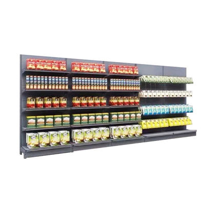 Double Side Grocery Retail Store Gondola Steelplanken Supermarkt Displayplanken