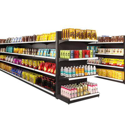 Double Side Grocery Retail Store Gondola Steelplanken Supermarkt Displayplanken