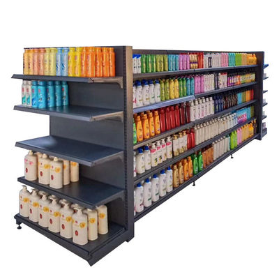 Supermarkt Retail Store Dubbelzijdig Gondola Display Schappen Gemakwinkel Plank / Rack