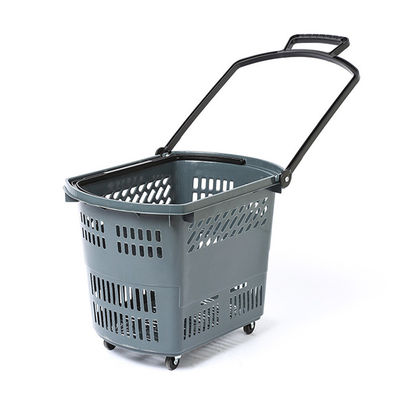 18L polypropyleen plastic trolley basket voor makkelijk en handig schoonmaken