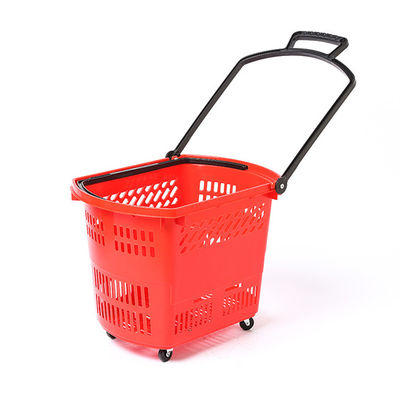 18L polypropyleen plastic trolley basket voor makkelijk en handig schoonmaken