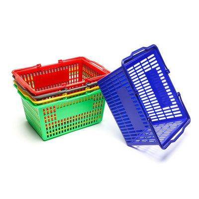 Aanpasbaar plastic winkelwagentje voor supermarkten