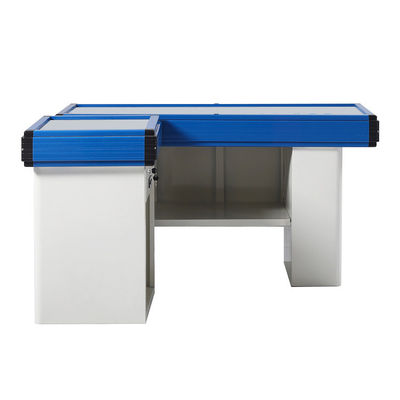 Breedte 550-1200 mm Supermarkt Kassa Teller Roestvrij staal Tafel Retail Kassa Teller