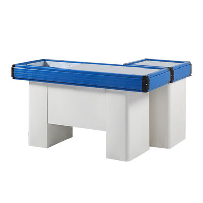 Breedte 550-1200 mm Supermarkt Kassa Teller Roestvrij staal Tafel Retail Kassa Teller