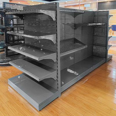 Koudgewalst stalen supermarktplank systeem met een laadcapaciteit van 30-80 kg per laag