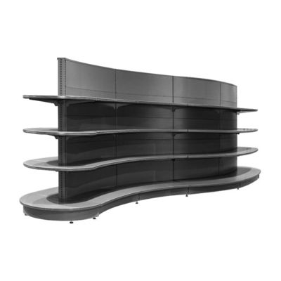 Moderne supermarktplank met stabiele en makkelijk te monteren structuur