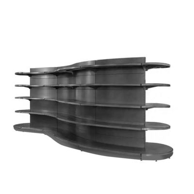 Moderne supermarktplank met stabiele en makkelijk te monteren structuur