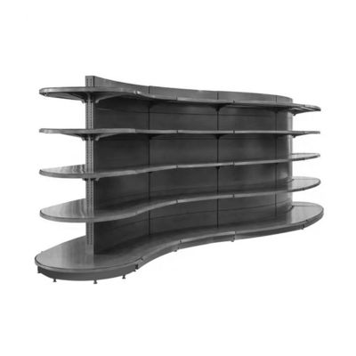 Moderne supermarktplank met stabiele en makkelijk te monteren structuur