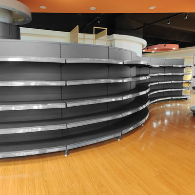 Moderne supermarktplank met stabiele en makkelijk te monteren structuur