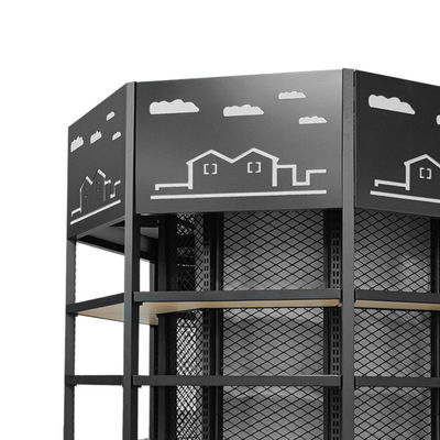 Op maat gemaakte supermarktplaten modern stijl voor aantrekkelijke winkelplaten