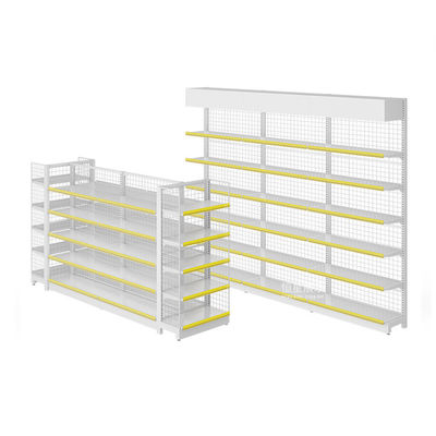Koudgewalste staalstructuur Retail-plank systeem voor supermarkt 30 - 80 kg/laag