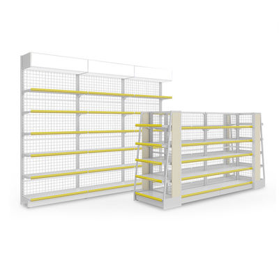 Koudgewalste staalstructuur Retail-plank systeem voor supermarkt 30 - 80 kg/laag