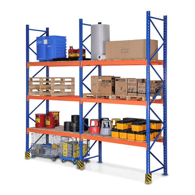 Op maat gemaakte metalen opslagrekken voor magazijnen met een capaciteit van 500-3000 kg per laag
