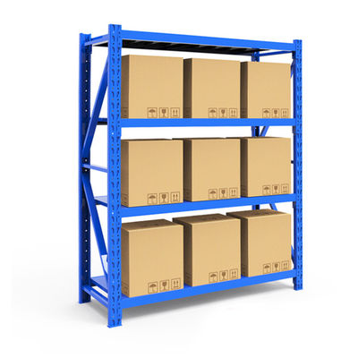 Op maat gemaakte koudgewalste stalen magazijnmetalen rekken met een capaciteit van 1000 - 4000 kg per laag