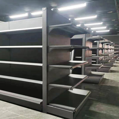 Gemakkelijk te installeren Supermarkt Display Shelving Op maat gemaakte laadcapaciteit 30-80KG/laag