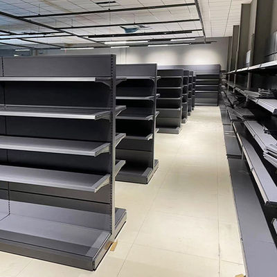 Gemakkelijk te installeren Supermarkt Display Shelving Op maat gemaakte laadcapaciteit 30-80KG/laag